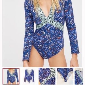 Free People Nowhere To Be Bodysuit